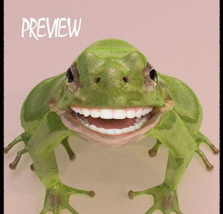 FrogPreview 3D-Frosch, 3D-Frog by GreenMamba-Studios